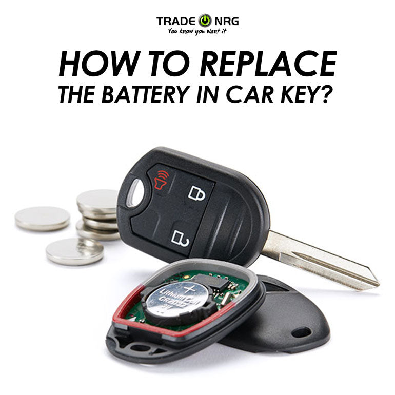 How to replace the battery in car key fob?