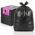 iSOUL Bin Bags, Large Bin Bags Heavy Duty Refuse Sacks Strong 18x29x39 Bin Liners Household Rubbish Waste Garbage Bags Black 100L Capacity Wheelie Bin Bag 25 Pack