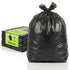 iSOUL Bin Bags, Large Bin Bags Heavy Duty Refuse Sacks Strong 18x29x39 Bin Liners Household Rubbish Waste Garbage Bags Black 100L Capacity Wheelie Bin Bag 5 Pack
