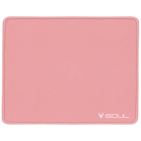 iSOUL Mouse Pad, Non-Slip Rubber Base, Mouse Mats for Computers Durable Stitched Edges, Neoprene Smooth Surface for Laser and Optical Mouse, Rose Gold