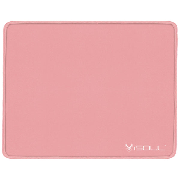 iSOUL Mouse Pad, Non-Slip Rubber Base, Mouse Mats for Computers Durable Stitched Edges, Neoprene Smooth Surface for Laser and Optical Mouse, Rose Gold