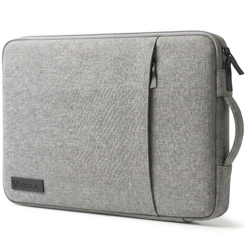 iSOUL Laptop Sleeve for 15 Inch, Protective Laptop Bag Case Sleeve 15" Grey with Waterproof Laptop Case for 15.6 Inch for Notebook Lenovo ThinkPad IdeaPad HP Dell Acer ASUS Chromebook Mac Pro 16 15
