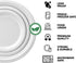 Disposable Paper Plate 10 Inch Heavy Duty Strong Bagasse Compostable Eco-Friendly Natural Sugarcane Fibers Round Plates for Hot & Cold Food Catering BirthdayDinner Party Office Picnic BBQs 50 Plates