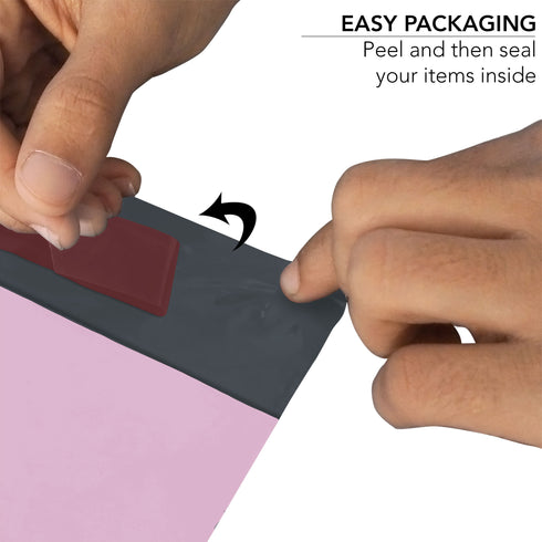 iSOUL Poly Mailer Bags 12x16 Self-Seal, Shipping Post Bag Envelopes 50 Pink Pack