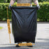iSOUL Bin Bags, Large Bin Bags Heavy Duty Refuse Sacks Strong 18x29x39 Bin Liners Household Rubbish Waste Garbage Bags Black 100L Capacity Wheelie Bin Bag 10 Pack