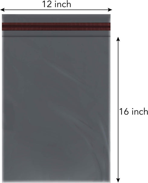 Mailing Bags, iSOUL 100 Pcs Shipping Poly Postal Self Seal Bags in Size 12” x 16" Inch Size Small Mailing Bags Postage Packaging Bags 305mm to 407mm