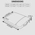 iSOUL Laptop Sleeve for 15 Inch, Protective Laptop Bag Case Sleeve 15" Grey with Waterproof Laptop Case for 15.6 Inch for Notebook Lenovo ThinkPad IdeaPad HP Dell Acer ASUS Chromebook Mac Pro 16 15