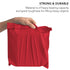 iSOUL Poly Mailer Bags 12x16 Self-Seal, Shipping Post Bag Envelopes 50 Pack Red
