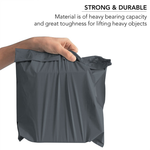 iSOUL Poly Mailer Bags 12x16 Self-Seal, Shipping Post Bag Envelopes 50 Pack Grey
