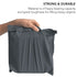 iSOUL Poly Mailer Bags 12x16 Self-Seal, Shipping Post Bag Envelopes 50 Pack Grey