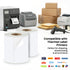 4x6 Thermal Labels 100x150mm, 500 White Direct Thermal Printer Labels, Shipping Labels, Compatible with Zebra, Rollo, MUNBYN 500 Labels 1 Roll