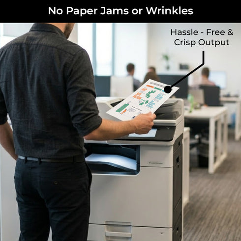 iSOUL Printer Paper, A4 Copy Paper, Printer Paper, Printer Copiers Paper, Compatible with Laser, Inkjet, Fax Paper, Perfect for Home & Office Use, White 500 Sheets