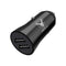 iSOUL Car Charger, USB Car Cigarette Lighter Charger, 12V/24V (DC 5V) 3.1A USB car phone charger Adapter 2-Port, Fast Charging for iPhone 13 14 12 11 X Pro Max Samsung Galaxy iOS Android Devices Black
