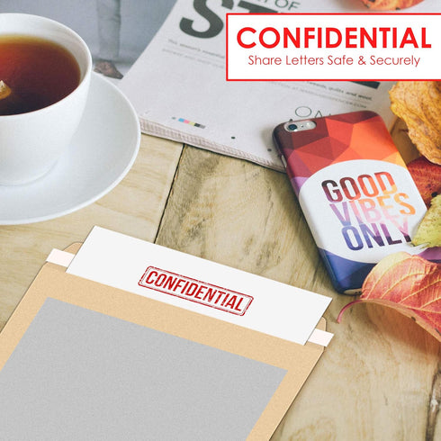 125Pcs A5 Envelopes iSOUL 229mm x 162mm A5 C5 Manilla Hard Board Backed Envelopes Do Not Bend Envelope