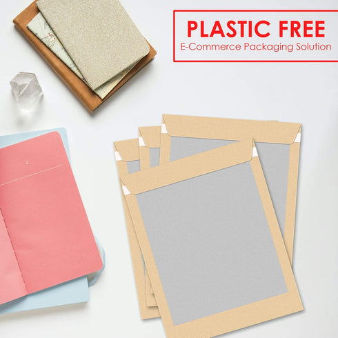 125Pcs A4 Envelopes iSOUL 324mm x 229mm A4 C4 Manilla Hard Board Backed Envelopes Do Not Bend Envelope