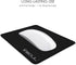 iSOUL Mouse Pad, Mice Pad with Non-Slip Rubber Base, Mouse Mats for Computers Durable Stitched Edges, Neoprene Smooth Surface for Laser and Optical Mouse Mat, Black