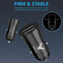 iSOUL Car Charger, USB Car Cigarette Lighter Charger, 12V/24V (DC 5V) 3.1A USB car phone charger Adapter 2-Port, Fast Charging for iPhone 13 14 12 11 X Pro Max Samsung Galaxy iOS Android Devices Black