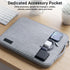 iSOUL Laptop Sleeve for 15 Inch, Protective Laptop Bag Case Sleeve 15" Grey with Waterproof Laptop Case for 15.6 Inch for Notebook Lenovo ThinkPad IdeaPad HP Dell Acer ASUS Chromebook Mac Pro 16 15