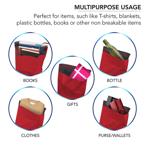 iSOUL Poly Mailer Bags 12x16 Self-Seal, Shipping Post Bag Envelopes 50 Pack Red