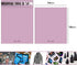 50 Mixed Size Pink Mailing Bags, Self Seal Strong Waterproof Poly Plastic Envelopes for Parcels, Packaging, Small, Medium, Large Mail, Shipping Courier Delivery Bags 5 Sizes, Baby Pink