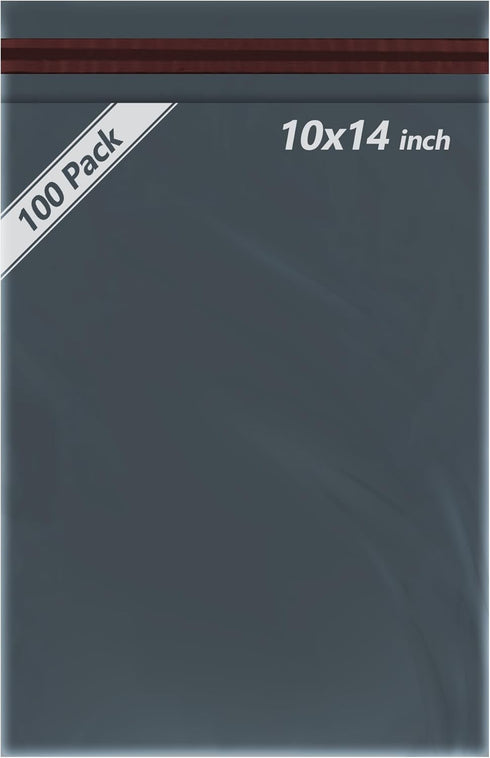 100pcs Grey Parcel Bags, Postage Bags, Mailing Bags 10x14 Sizes Mailers Posting Shipping Post Bag Envelopes