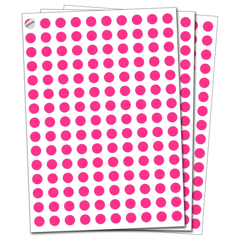 10mm Size Adhesive Colorful Dot Labels Sticky Marking Colored Dots Circle Labels - TradeNRG UK