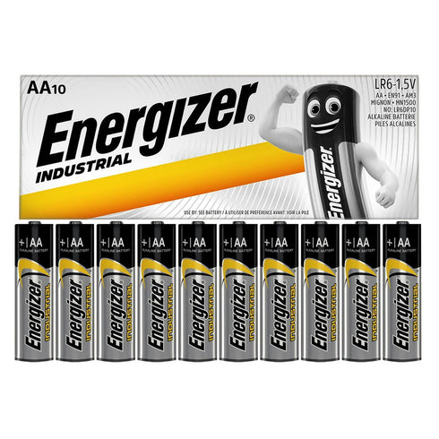 10x Energizer AA Industrial Battery MN1500 1.5V LR6 Batteries - TradeNRG UK - 10x Energizer AA Industrial Battery MN1500 1.5V LR6 Batteries - TradeNRG UK