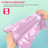125 Mixed Baby Pink Parcel Bags, Tamper-Proof Strong Postal Packaging Bags for Shipping, Mailing & Delivery, 5 Sizes Small to Large, 25 Each
