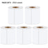 4x6 Thermal Labels 100x150mm, 500 White Direct Thermal Printer Labels, Shipping Labels, Compatible with Zebra, Rollo, MUNBYN 2500 Labels 5 Rolls