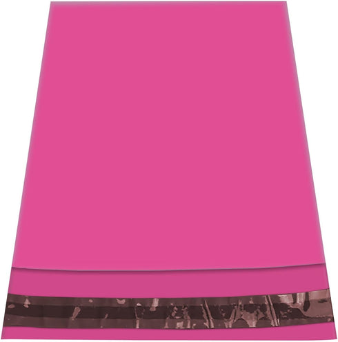 Hot Pink Mailing Bags, iSOUL 25 Pcs Shipping Poly Postal Self Seal Bags in Size 12 x 16 Inch Small Postage Packaging Bags 305mm to 407mm