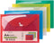 iSOUL A4 Plastic Wallets, 10 Pack Heavy Duty Plastic Popper Document Folders