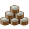 iSOUL Strong Heavy Duty Brown Packing Tape, 6 Rolls Pack, 48MM x 66M Each, 45 Micron Packaging Tape for Parcels, Boxes, Moving, Shipping & Secure Sealing