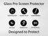 iSOUL Screen Protector for iPhone 16 Pro 6.9 Inch Tempered Glass Film Full Coverage, Case Friendly Clear 3 Pack