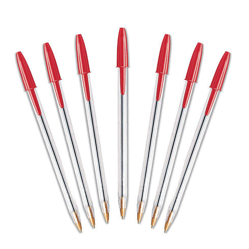 20X BIC Pen Crystal Grip Ballpoint Pens Three Colours - TradeNRG UK - 20X BIC Pen Crystal Grip Ballpoint Pens Three Colours - TradeNRG UK