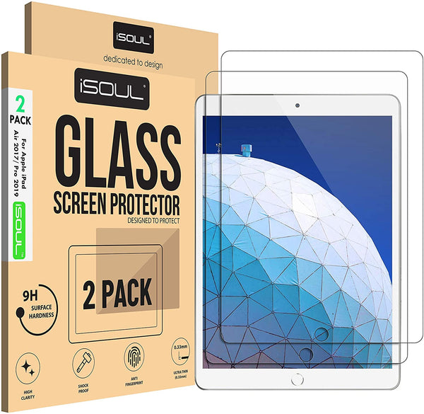 2X iSOUL Screen Protector For Apple iPad Pro (2017) & iPad Air 3 (2019) - TradeNRG UK - 2X iSOUL Screen Protector For Apple iPad Pro (2017) & iPad Air 3 (2019) - TradeNRG UK
