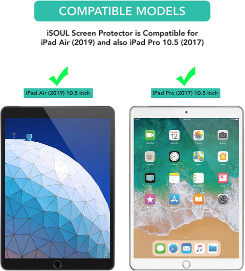 2X iSOUL Screen Protector For Apple iPad Pro (2017) & iPad Air 3 (2019) - TradeNRG UK - 2X iSOUL Screen Protector For Apple iPad Pro (2017) & iPad Air 3 (2019) - TradeNRG UK