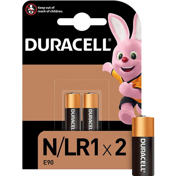 2 X Duracell N Alkaline Battery 1.5V, (E90, N/LR1) for Flashlights - TradeNRG UK - 2 X Duracell N Alkaline Battery 1.5V, (E90, N/LR1) for Flashlights - TradeNRG UK