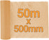 Paper Bubble Wrap Cushioning Roll, Packing Paper for Moving House, Shipping and Gift Wrapping - Sustainable Packaging Materials for Moving Boxes and Fragile Gift Bubble Wrap Alternative Brown 50cmx50M