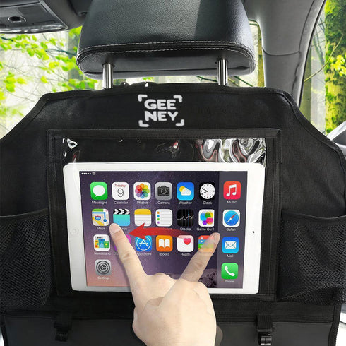 2x Back Seat Car Boot Organiser Multi-Pocket Cargo with Tissue Box Car - TradeNRG UK - 2x Back Seat Car Boot Organiser Multi-Pocket Cargo with Tissue Box Car - TradeNRG UK