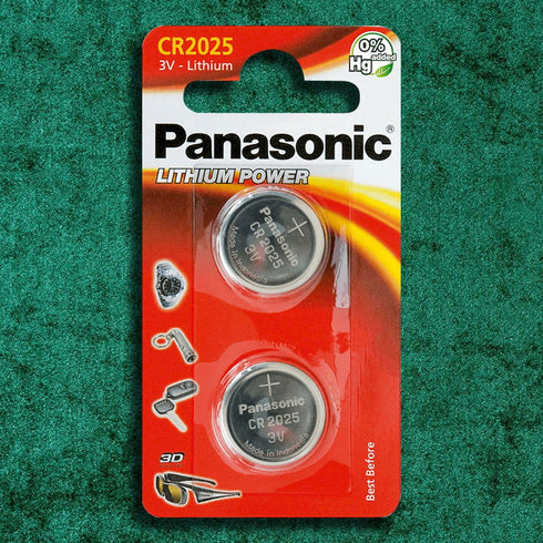 2x Panasonic CR2025 Battery BR2025 Lithium Button Coin Cell 3V Battery - TradeNRG UK - 2x Panasonic CR2025 Battery BR2025 Lithium Button Coin Cell 3V Battery - TradeNRG UK