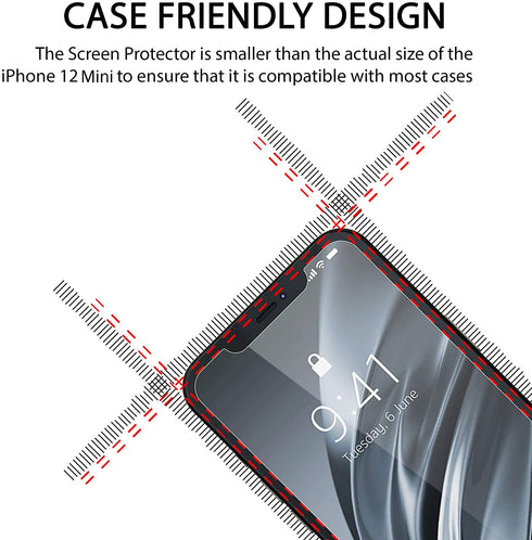 2x Screen Protector for iPhone 12 Mini 5.4 Inch Tempered Glass HD Film - TradeNRG UK - 2x Screen Protector for iPhone 12 Mini 5.4 Inch Tempered Glass HD Film - TradeNRG UK