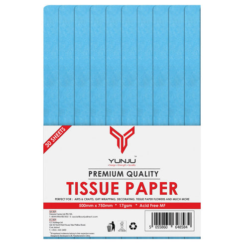 30pk Coloured Tissue Paper for Wrapping Gifts Eco Friendly 50cm x 75cm - TradeNRG UK - 30pk Coloured Tissue Paper for Wrapping Gifts Eco Friendly 50cm x 75cm - TradeNRG UK