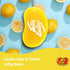 Jelly Belly Lemon Drop 2D Paper Jelly Bean Hanging Air Freshener – Zesty Lemon Scent for Car, Home & Office