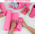 Paper Bubble Wrap Cushioning Roll, Packing Paper for Moving House, Shipping and Gift Wrapping - Sustainable Packaging Materials for Moving Boxes and Fragile Gift Bubble Wrap Alternative Pink 300mmx30M