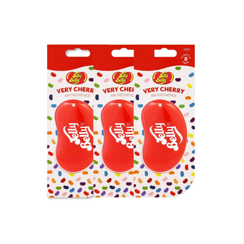 Jelly Belly Very Cherry 2D Bean-Shaped Hanging Air Freshener
