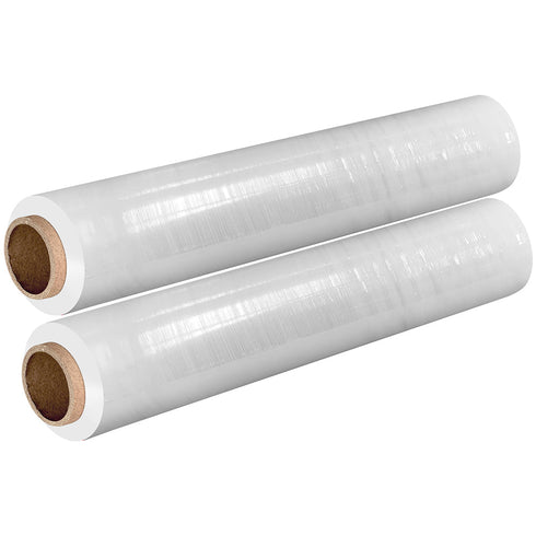 40cm x 300m Pallet Wrap Stretch Wrap Packaging Rolls Film Clear - TradeNRG UK