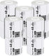 iSOUL 4X6 Direct Thermal Printer Labels Roll 100mm x 150mm 500 White Permanent Adhesive Shipping Labels Rolls Compatible with Etsy, Shopify, Amazon, Royal Mail, FedEx (10 Rolls)