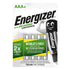 4X Energizer AAA 500mAh Rechargeable Batteries - TradeNRG UK