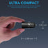 iSOUL USB Car Charger, 3.1A Dual USB Port 12V/24V Fast Charging Adapter, Black, Compatible with iPhone, Samsung Galaxy, Android & Other USB Devices