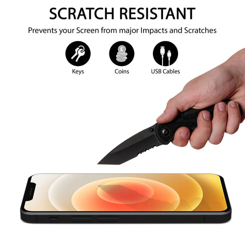 4x Screen Protector for iPhone 12/12 Pro 6.1 Inch Tempered Glass HD Film - TradeNRG UK